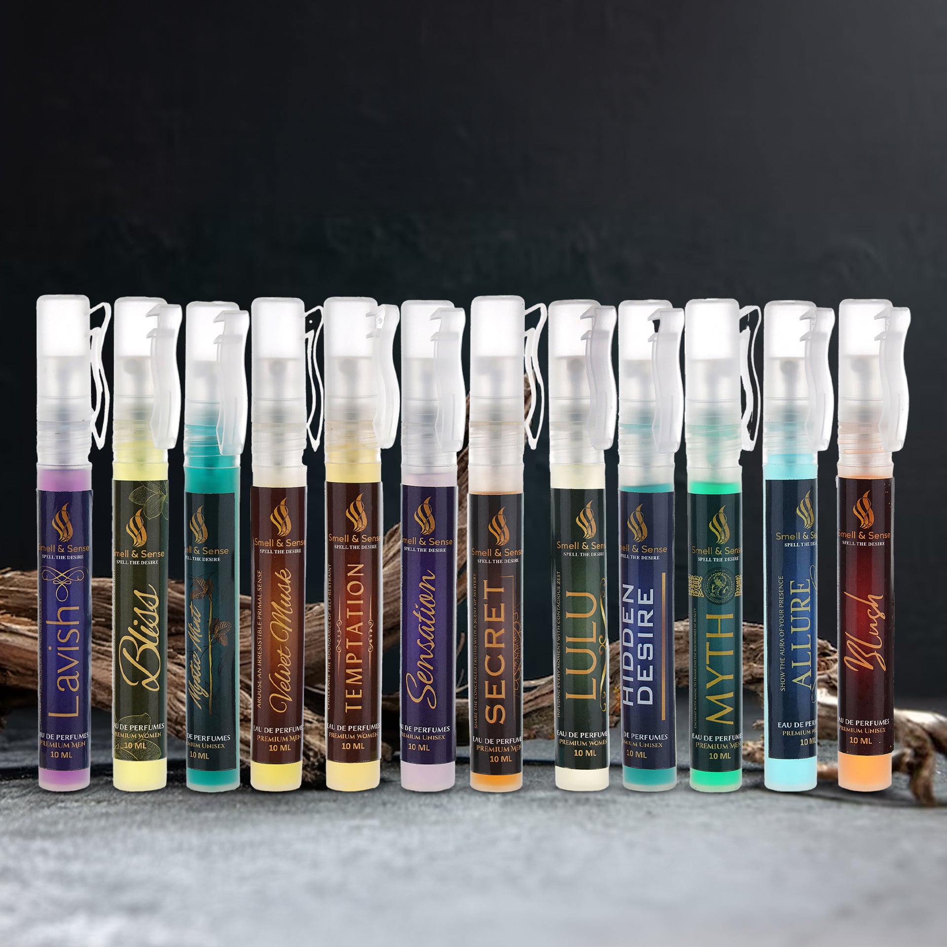 10ml x 12 Pocket Perfume Trial Pack for Men and Women – Smell And