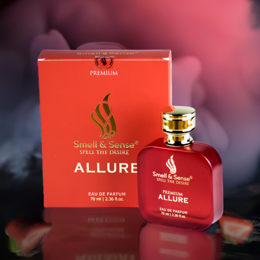 Allure Perfume by Smell & Sense: A timeless fragrance for women with aquatic, floral, and woody notes  by smell & sense