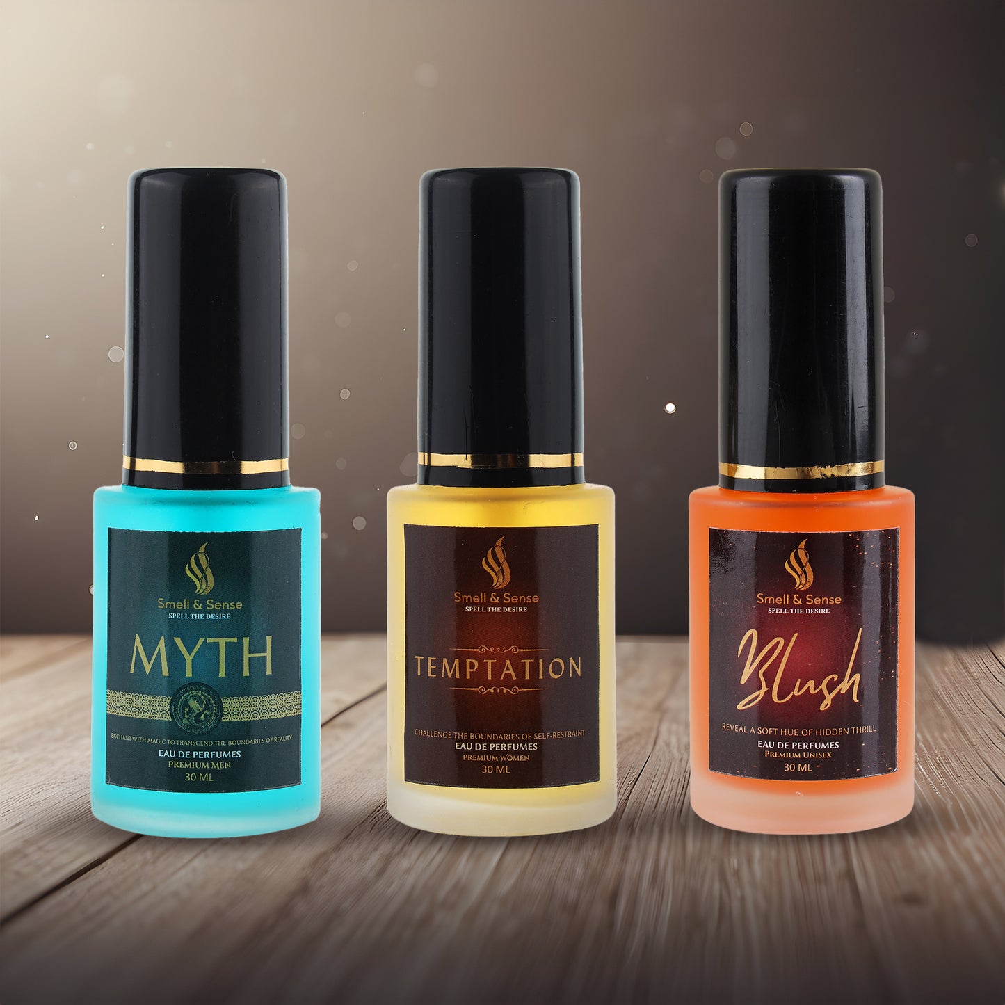 30 ML Combo Pack of 3 - Myth | Temptation | Blush