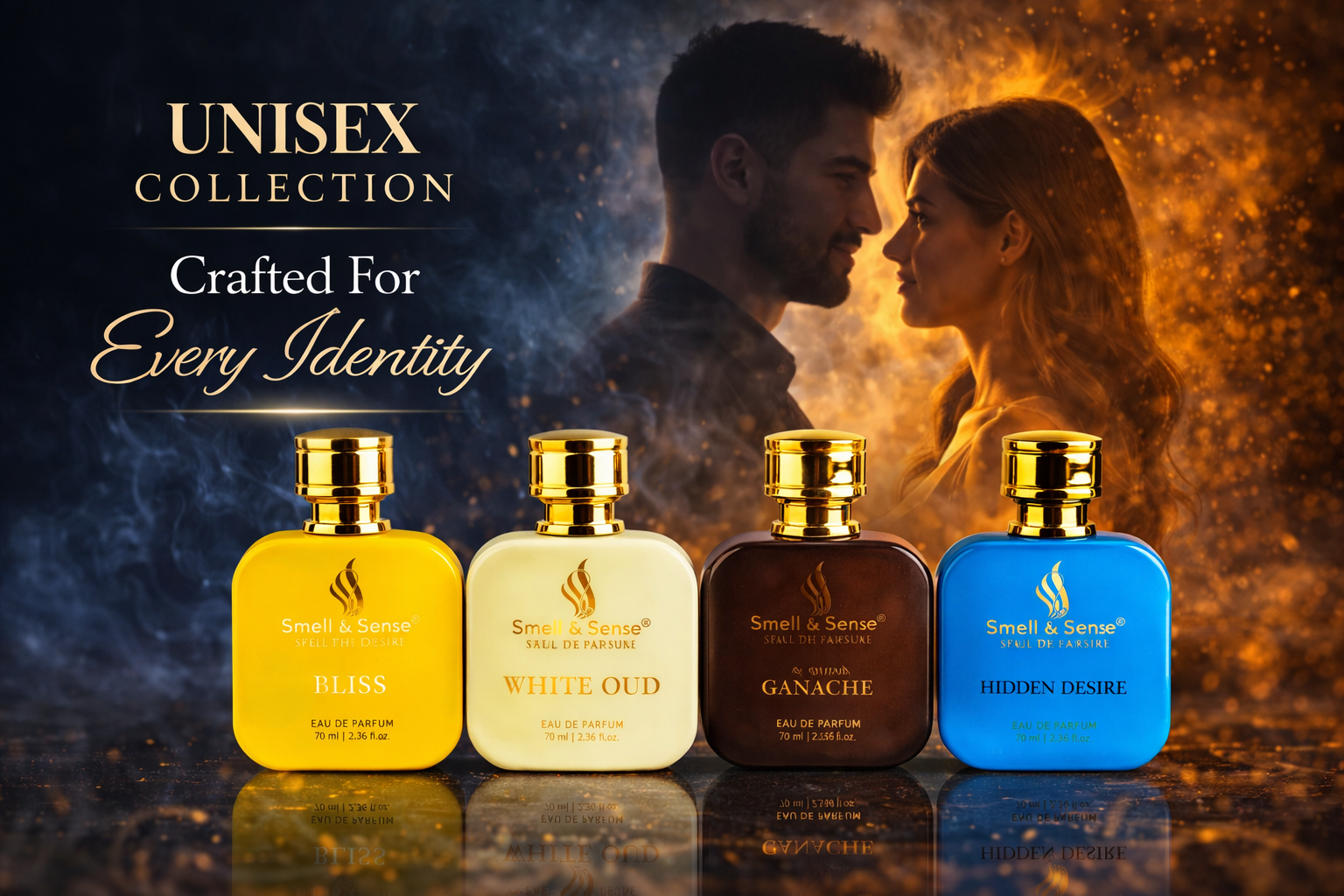 Best long lasting unisex perfumes in India by Smell and Sense designed for daily use and special occasions