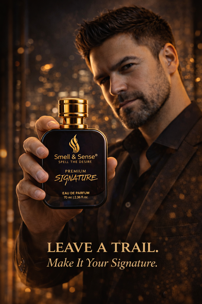 Luxury lifestyle men perfume Smell & Sense Signature best fragrance for office meeting date night long lasting