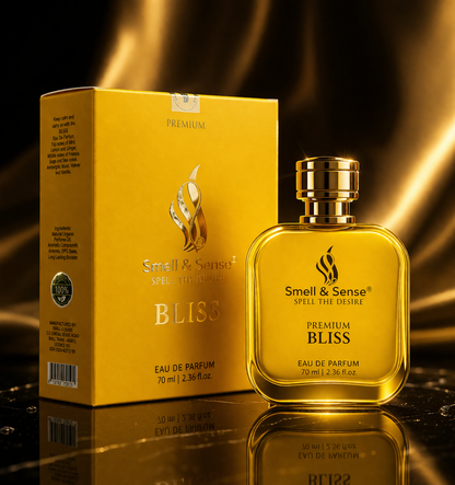 Bliss unisex perfume with luxury packaging Smell & Sense long lasting fragrance perfect for men and women