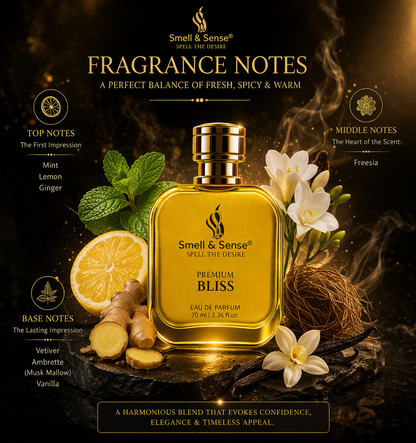 Bliss perfume notes mint lemon ginger freesia vetiver ambrette vanilla fresh citrus musk fragrance