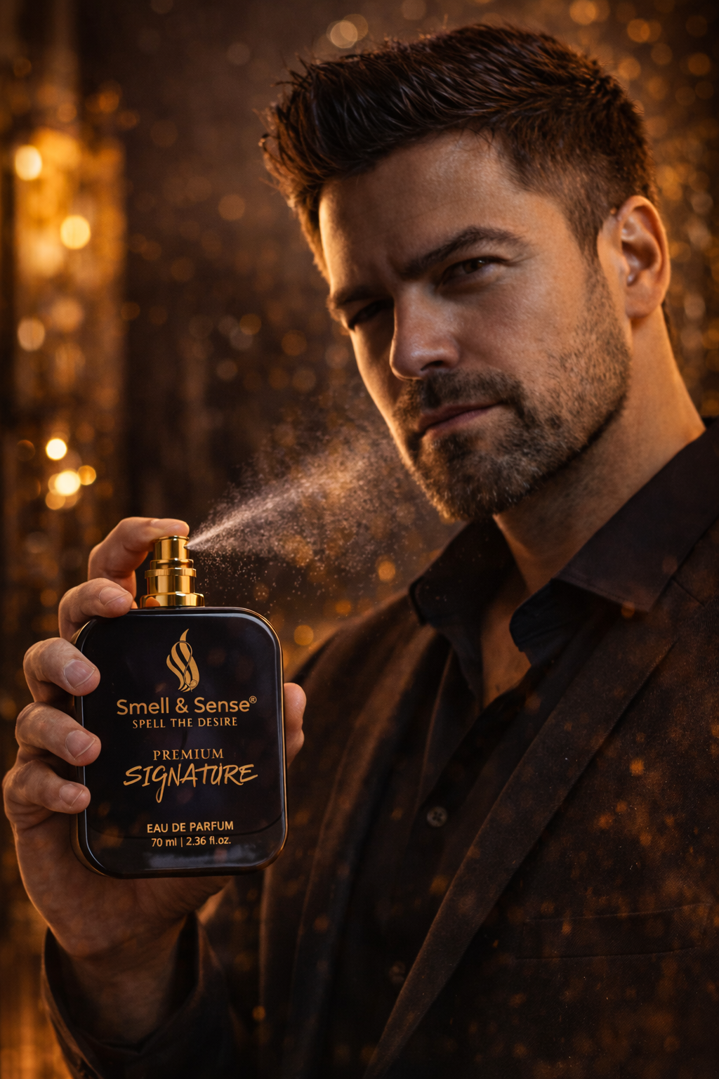 Best perfume for men with luxury packaging Smell & Sense Signature long lasting premium fragrance for gifting
