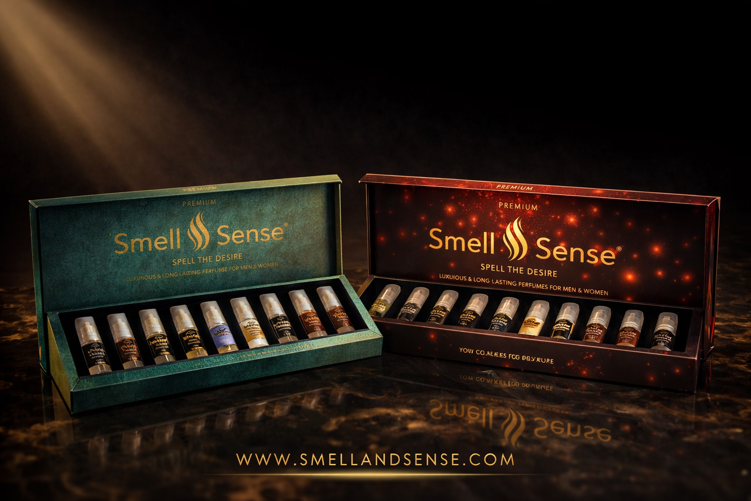 Best perfume tester set in India by Smell and Sense with multiple fragrance options for daily and occasion use