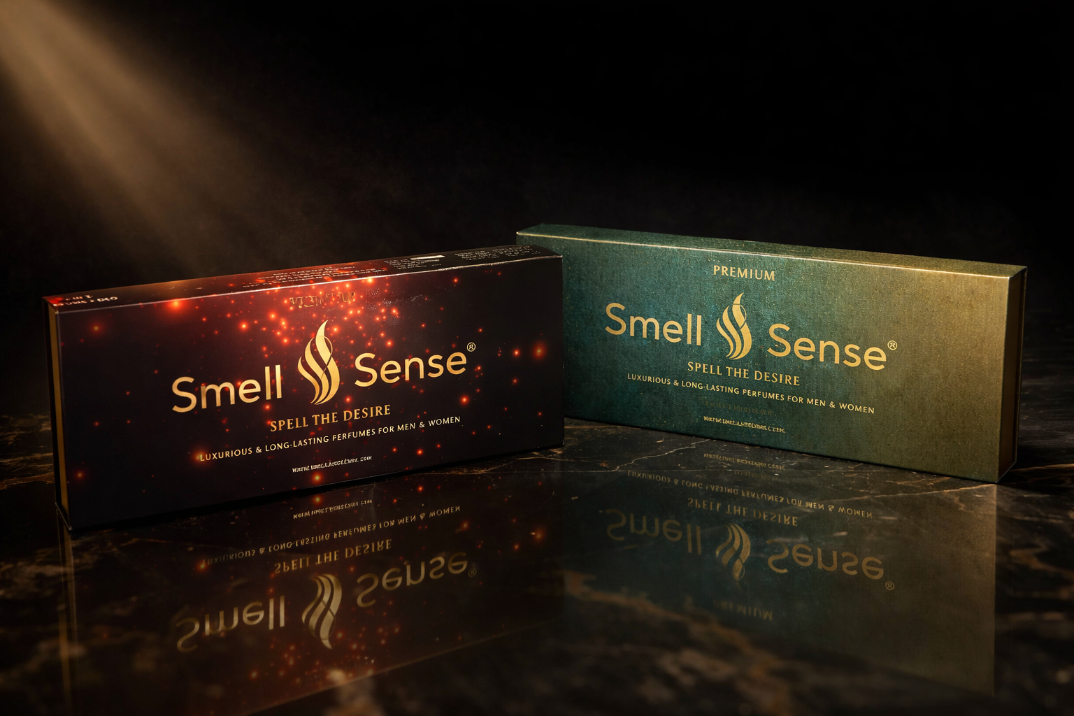 Luxury perfume gift box for men and women by Smell and Sense featuring premium long lasting fragrances